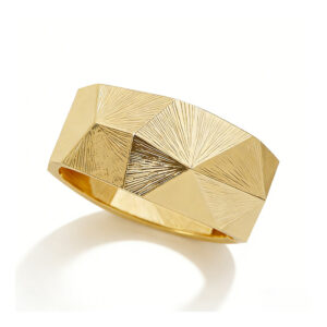 Auric Facet Statement Cuff