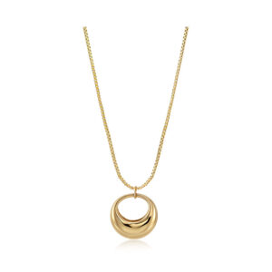 Celeste Crescent Pendant Necklace
