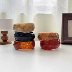 Resin Bangle Bracelet