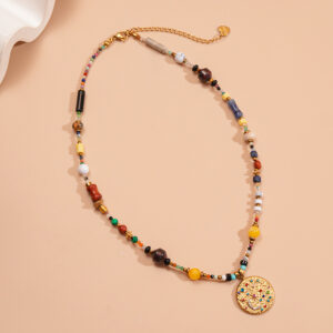 Bohemian Zodiac Gem Necklace