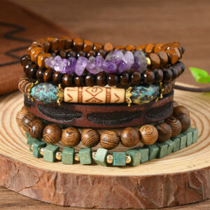 Mystic Wanderer Layered Bracelet Set