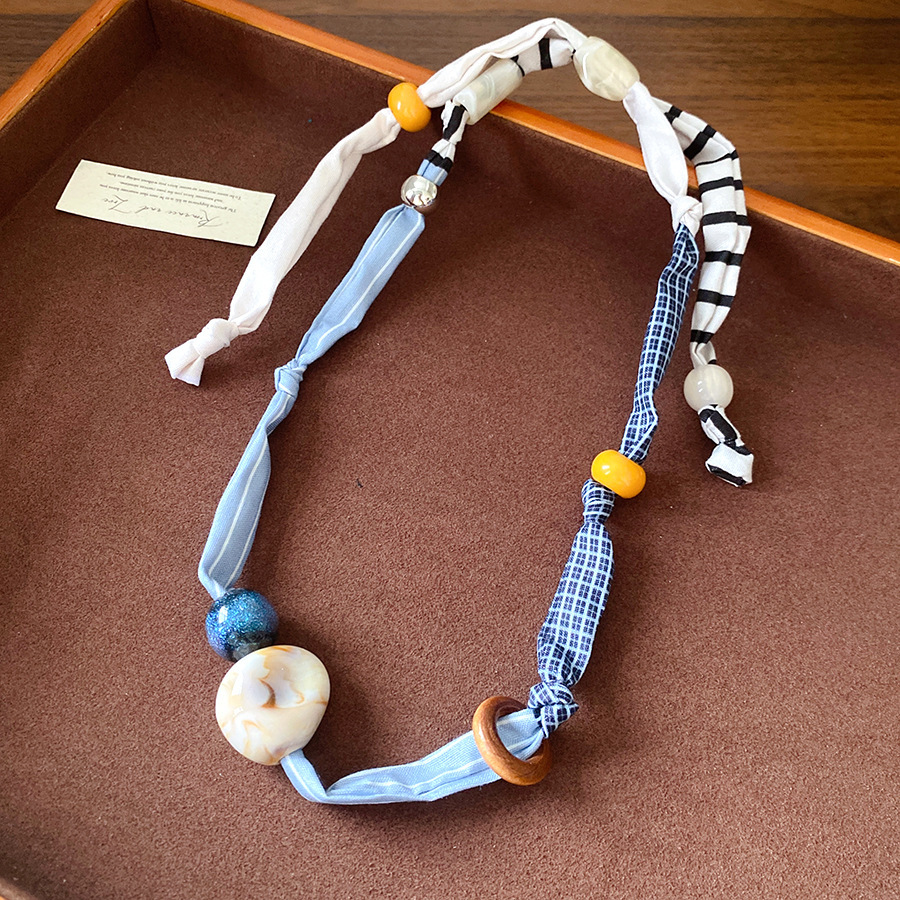 Chunky Ocean Ceramic Necklace - Image 3