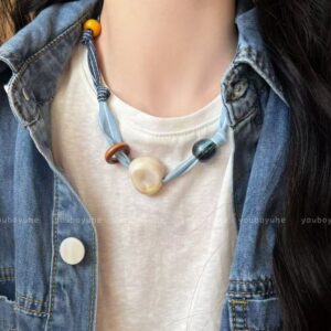 Chunky Ocean Ceramic Necklace
